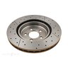 DBA Disc Brake Rotor Street Cross Drilled & Slotted - DBA2438X