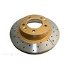 DBA Disc Brake Rotor Single Street Cross Drilled & Slotted - DBA636X