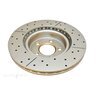 DBA Disc Brake Rotor Street Cross Drilled & Slotted - DBA2107X