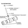 Davies Craig Nylon In-Line 35mm Adaptor Kit with Compression Fitting - 409