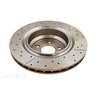 DBA Disc Brake Rotor Street Cross Drilled & Slotted - DBA2445X