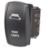 1224V OFFON L.E.D ILLUMINATED SEALED ROCKER SWITCH WITH ROOF LIGHTS SYMBOL BLUE