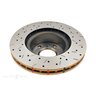 DBA Disc Brake Rotor Street Cross Drilled & Slotted - DBA4040XS