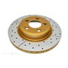 DBA Disc Brake Rotor Street Cross Drilled & Slotted - DBA2107X