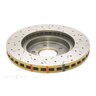 DBA Disc Brake Rotor Street Cross Drilled & Slotted - DBA42304XS