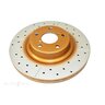 DBA Disc Brake Rotor Single Street Cross Drilled & Slotted - DBA650X