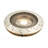 DBA Disc Brake Rotor Street Cross Drilled & Slotted - DBA4506XS