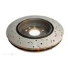 DBA Disc Brake Rotor Street Cross Drilled & Slotted - DBA4507BXS