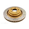 DBA Disc Brake Rotor Street Cross Drilled & Slotted - DBA2445X