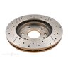 DBA Disc Brake Rotor Street Cross Drilled & Slotted - DBA2010X