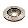 DBA Disc Brake Rotor Street Cross Drilled & Slotted - DBA2026X