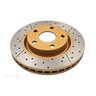 DBA Disc Brake Rotor Street Cross Drilled & Slotted - DBA2026X