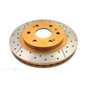 DBA Disc Brake Rotor Street Cross Drilled & Slotted - DBA2010X