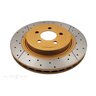 DBA Disc Brake Rotor Street Cross Drilled & Slotted - DBA2438X