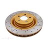 DBA Disc Brake Rotor Street Cross Drilled & Slotted - DBA2444X