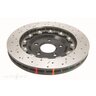 DBA Disc Brake Rotor Street Cross Drilled & Slotted - DBA52992BLKXS