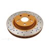 DBA Disc Brake Rotor Street Cross Drilled & Slotted - DBA2709X