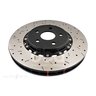 DBA Disc Brake Rotor Street Cross Drilled & Slotted - DBA52030BLKXS