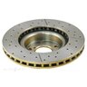 DBA Disc Brake Rotor Single Street Cross Drilled & Slotted - DBA648X