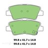 Protex Ultra 4WD Ceramic Brake Pads Rear - DB3201CP