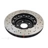 DBA Disc Brake Rotor Street Cross Drilled & Slotted - DBA5000BLKXS