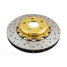 DBA Disc Brake Rotor Street Cross Drilled & Slotted - DBA5000GLDXS