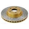 DBA Disc Brake Rotor Single Street Cross Drilled & Slotted - DBA648X