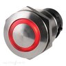 Narva LED PUSH BUTTON SWITCH RED - 60076BL