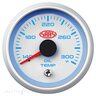 SAAS Oil Temperature Gauge 52mm White Muscle Series II - SGOT52WS2