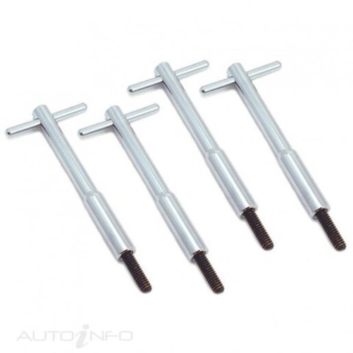 Spectre T-Bar Hold Downs - 5 Chrome