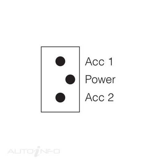 Narva MOMENTARY (ON)/OFF/MOMENTARY (ON) HEAVY-DUTY TOGGLE SWITCH - 60082BL