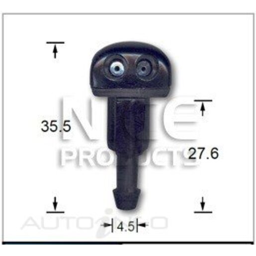 Nice Products Windscreen Washer Nozzle - NWN593