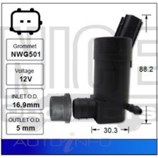 Nice Products Windscreen Washer Pump - NWP690