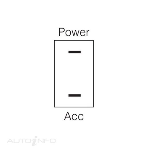 Narva OFF/ON SLIDE SWITCH - 60084BL