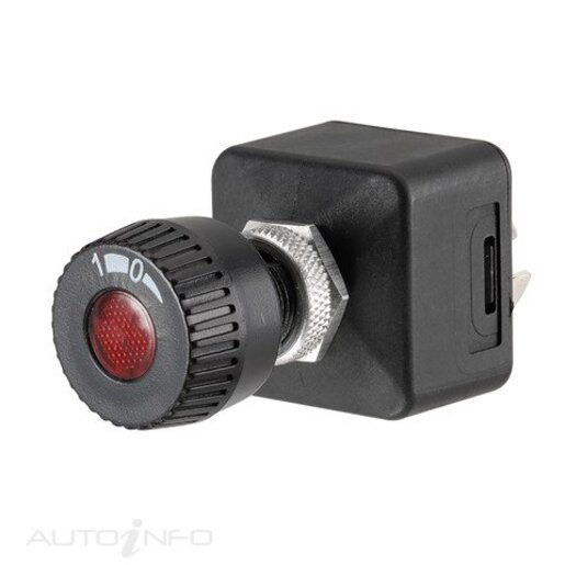 Narva ILLUMINATED OFF/ON ROTARY SWITCH - 63206BL