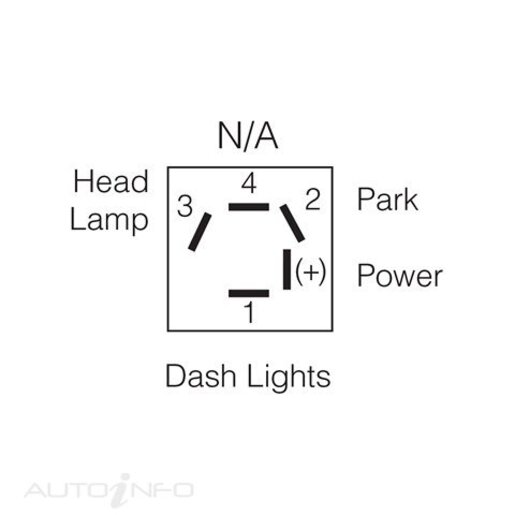 Narva OFF/ON/ON ROTARY HEADLAMP SWITCH - 63216BL