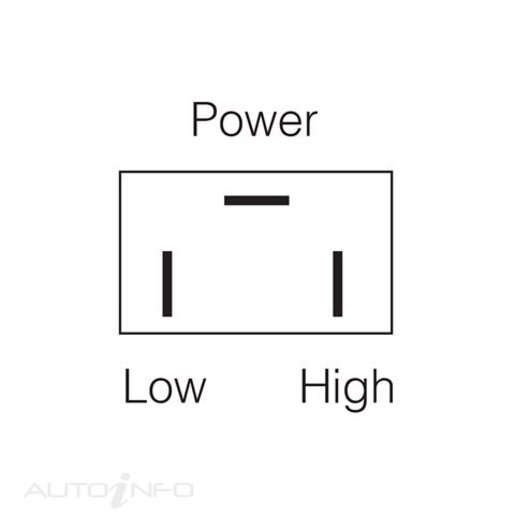 ON/ON PUSH/PUSH DIPPER SWITCH TO SUIT FORD