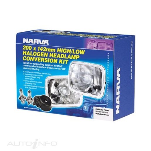 Narva H4 200x142mm 100/55W Healdamp Conversion Kit