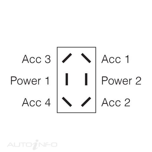 Narva ON/ON HEAVY-DUTY TOGGLE SWITCH - 60066BL