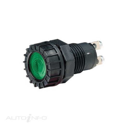 Narva 12 VOLT PILOT LAMP (GREEN) - 62072BL