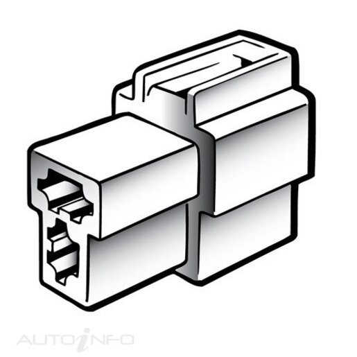 Narva FEMALE HOUSING QUICK CONNECTOR 2 WAY - 56262