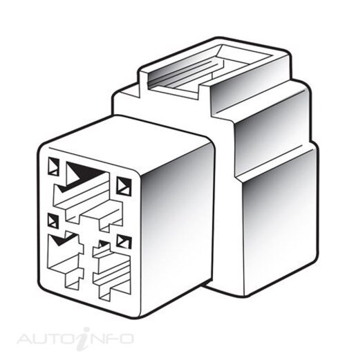 Narva FEMALE HOUSING QUICK CONNECTOR 3 WAY - 56263
