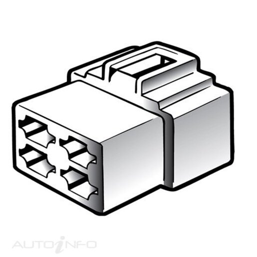 Narva FEMALE HOUSING QUICK CONNECTOR 4 WAY - 56264