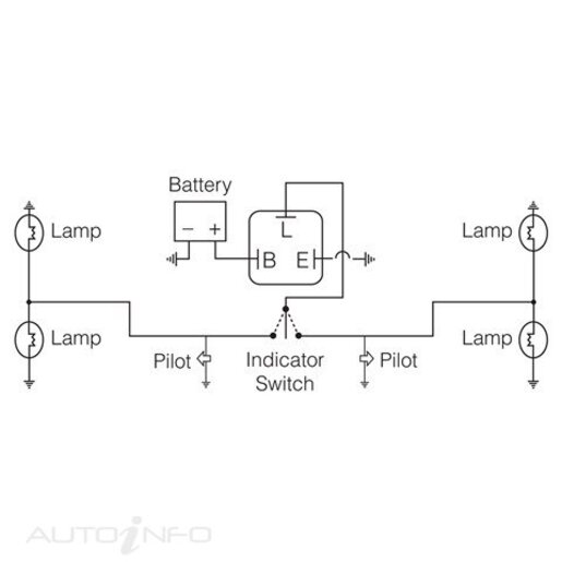 Narva Electronic Flasher 3 Pin 12V - 68238BL