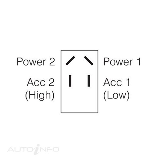 Narva OFF/ON/ON HEAVY-DUTY ROCKER SWITCH(HEADLAMP/WIPER) - 63051BL