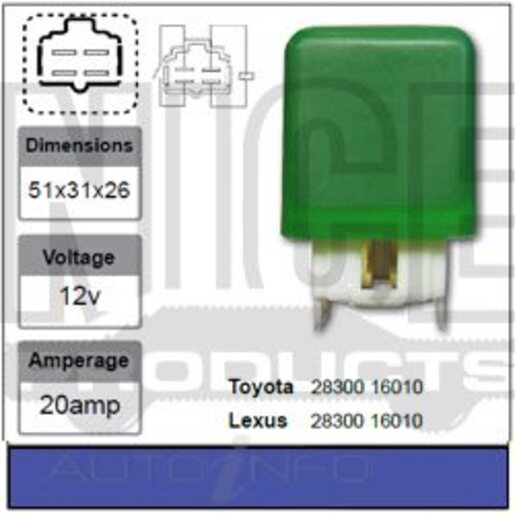 Nice Products Starter Relay - RW110