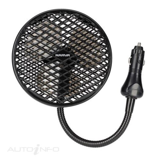 Narva 12 VOLT VEHICLE FAN WITH HIGH/LOW SETTING - 81064BL