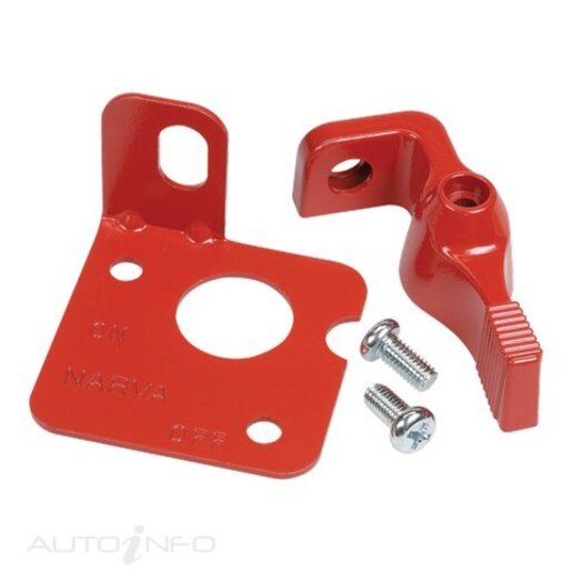 Narva LOCK-OUT LEVER KIT (RED) - 61077R