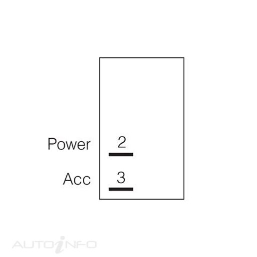 Narva OFF/MOMENTARY (ON) SEALED ROCKER SWITCH - 63102BL