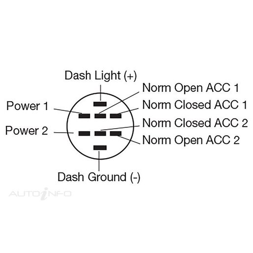 Narva LED PUSH BUTTON SWITCH GREEN - 60075BL